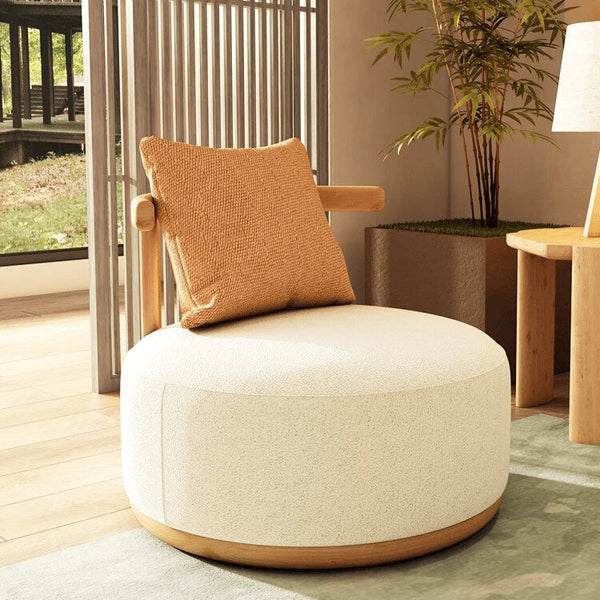 كرسي استرخاء دائري بتصميم عصري ومريح