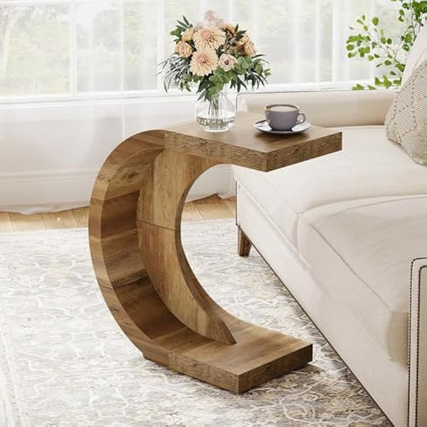 طاوله جانبيه بتصميم منحني