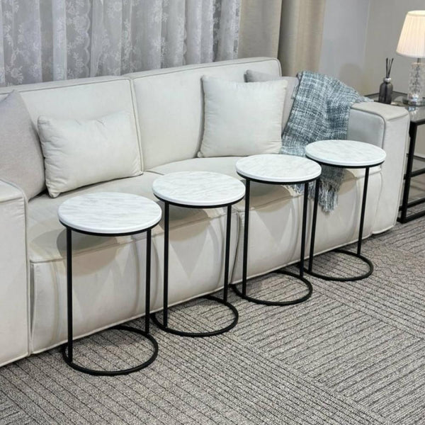 طقم طاولات مكون من 4 قطع