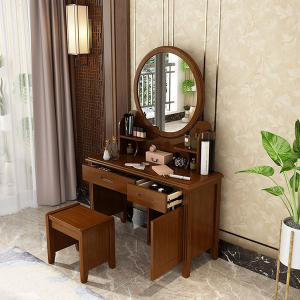 تسريحه خشبيه بنمط كلاسيكي