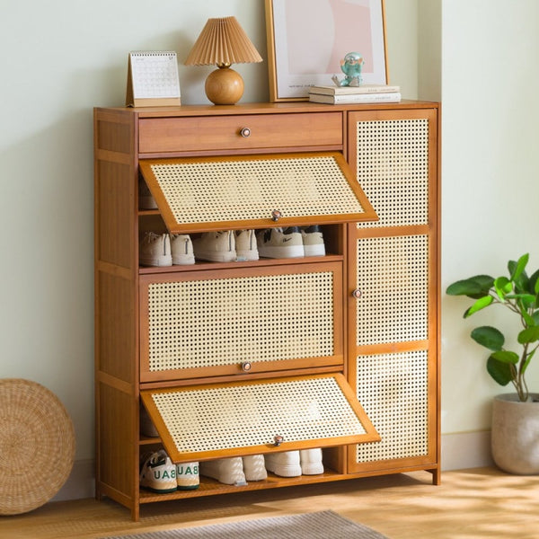 خزانه أحذيه خيزران فاخره