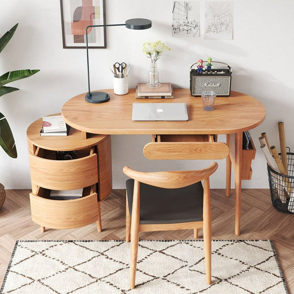 مكتب مع خزانه جانبيه