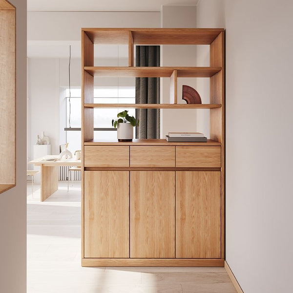 حاجز جداري مع خزانة