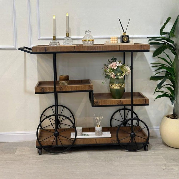 طاوله جانبيه بتصميم عربه