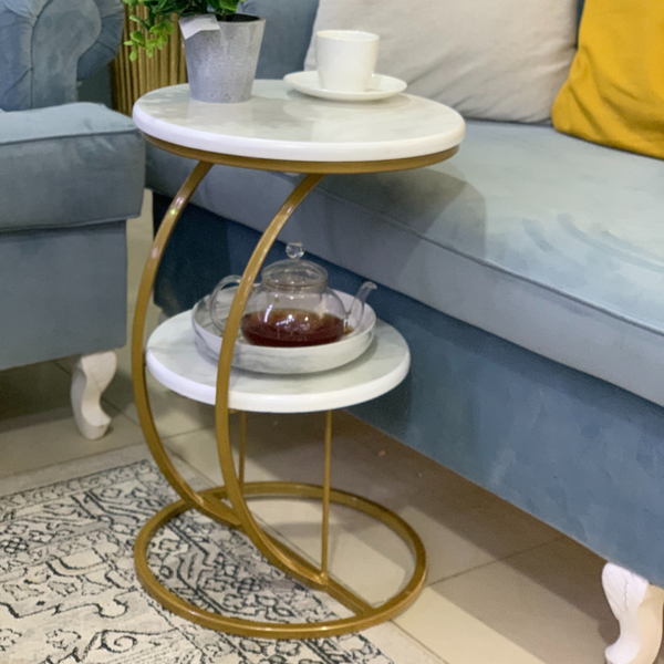 طاولة خدمة دورين ذهبي