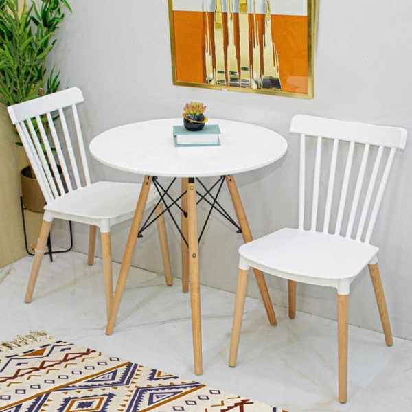 طقم طاوله مع كرسيين