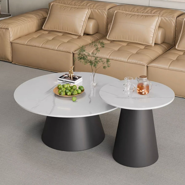 طقم ( 2 طاولة ) حجر بورسلان