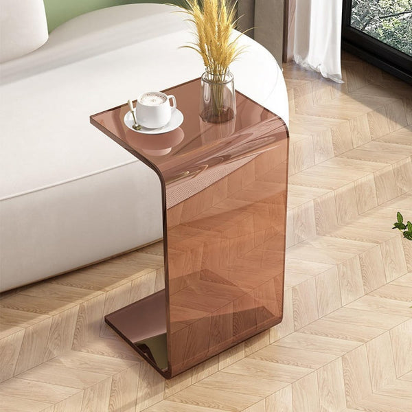 طاولة جانبية مودرن من الاكريليك