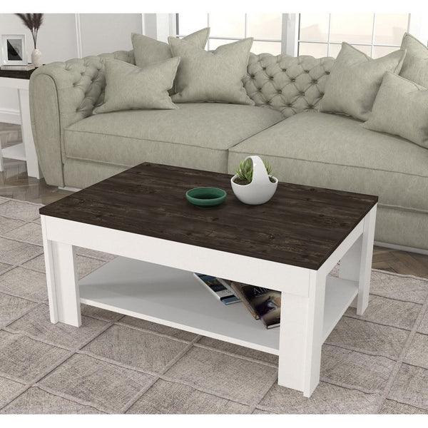 طاولة قهوه خشبيه