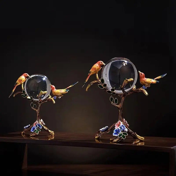 طقم ديكورات بتصميم البلورات الزجاجيه