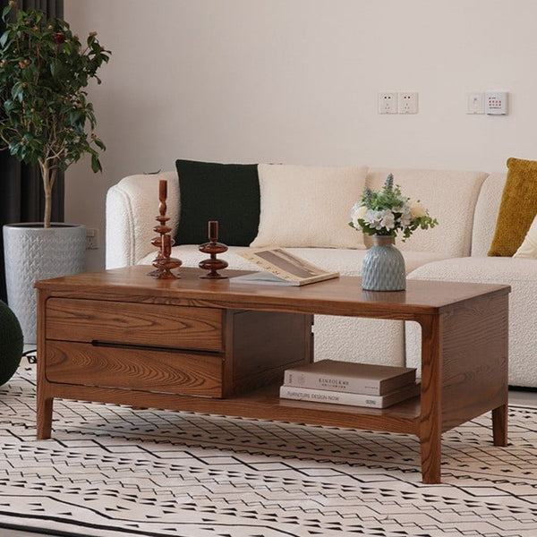 طاولة قهوه بتصميم بسيط