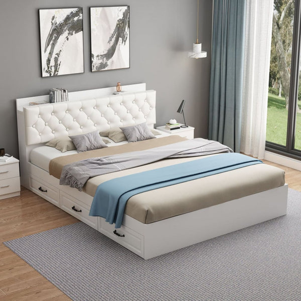 سرير ذات أدراج جانبيه